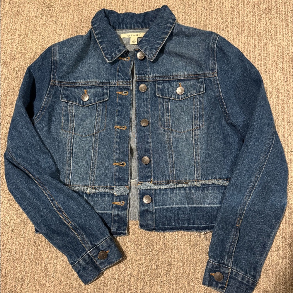 Cropped Denim Jacket